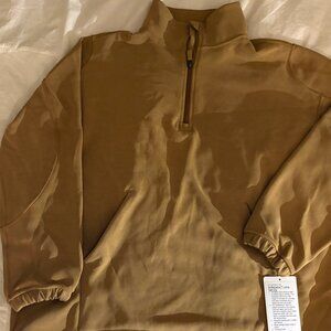 Softstreme Half-Zip Long Sz L Sweatshirt Camel MELT $156